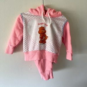 Vintage baby Care Bears sweat suit